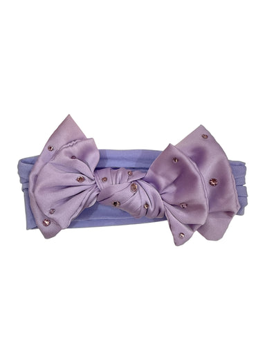 Infant Lavender Rhinestone Headband