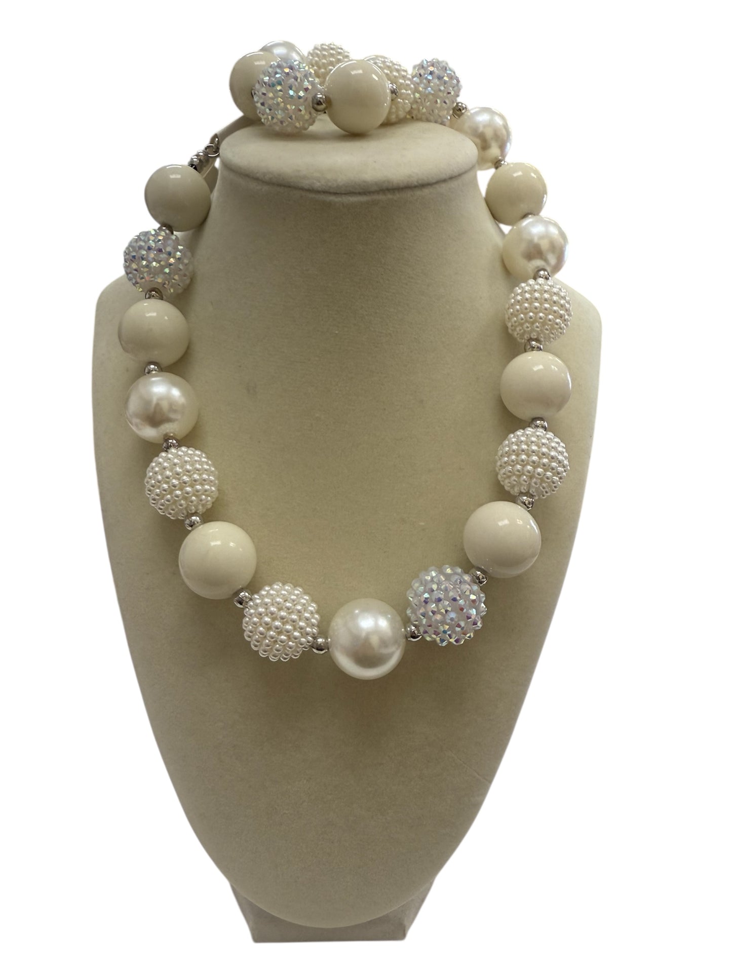 Ivory Bubble Necklace/ Bracelet