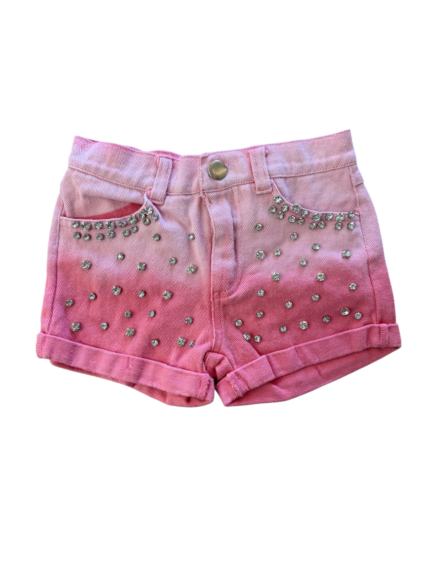 Rhinestone Pink Shorts