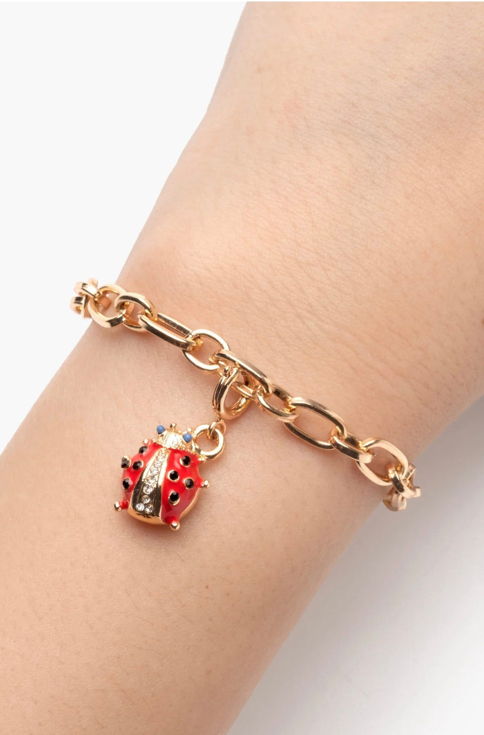 Ladybug Charm Bracelet
