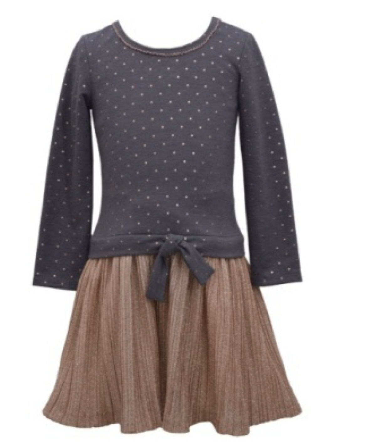 Foil/Shine Grey Dress