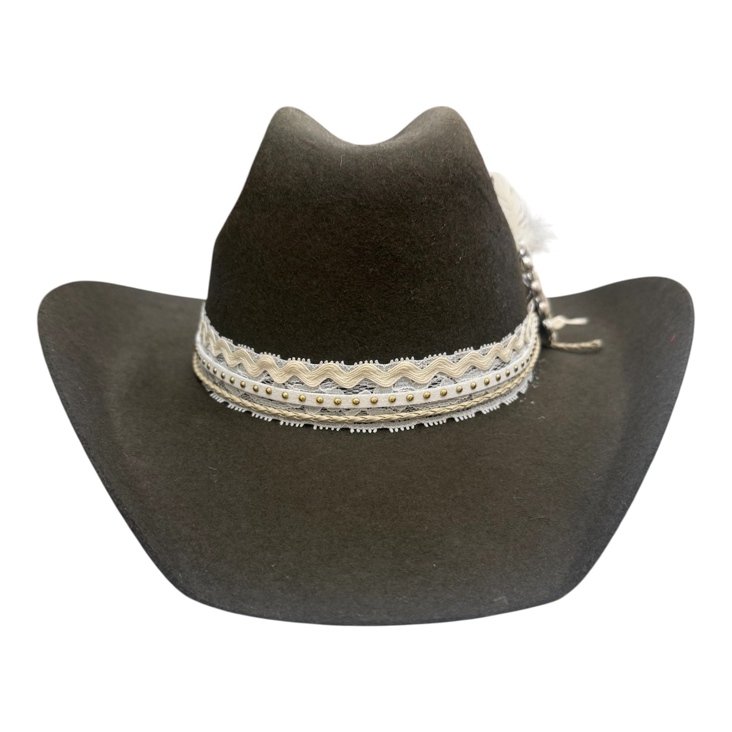Brown Cowgirl Hat-Lg