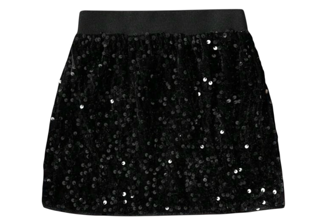 Black Sequin Skirt