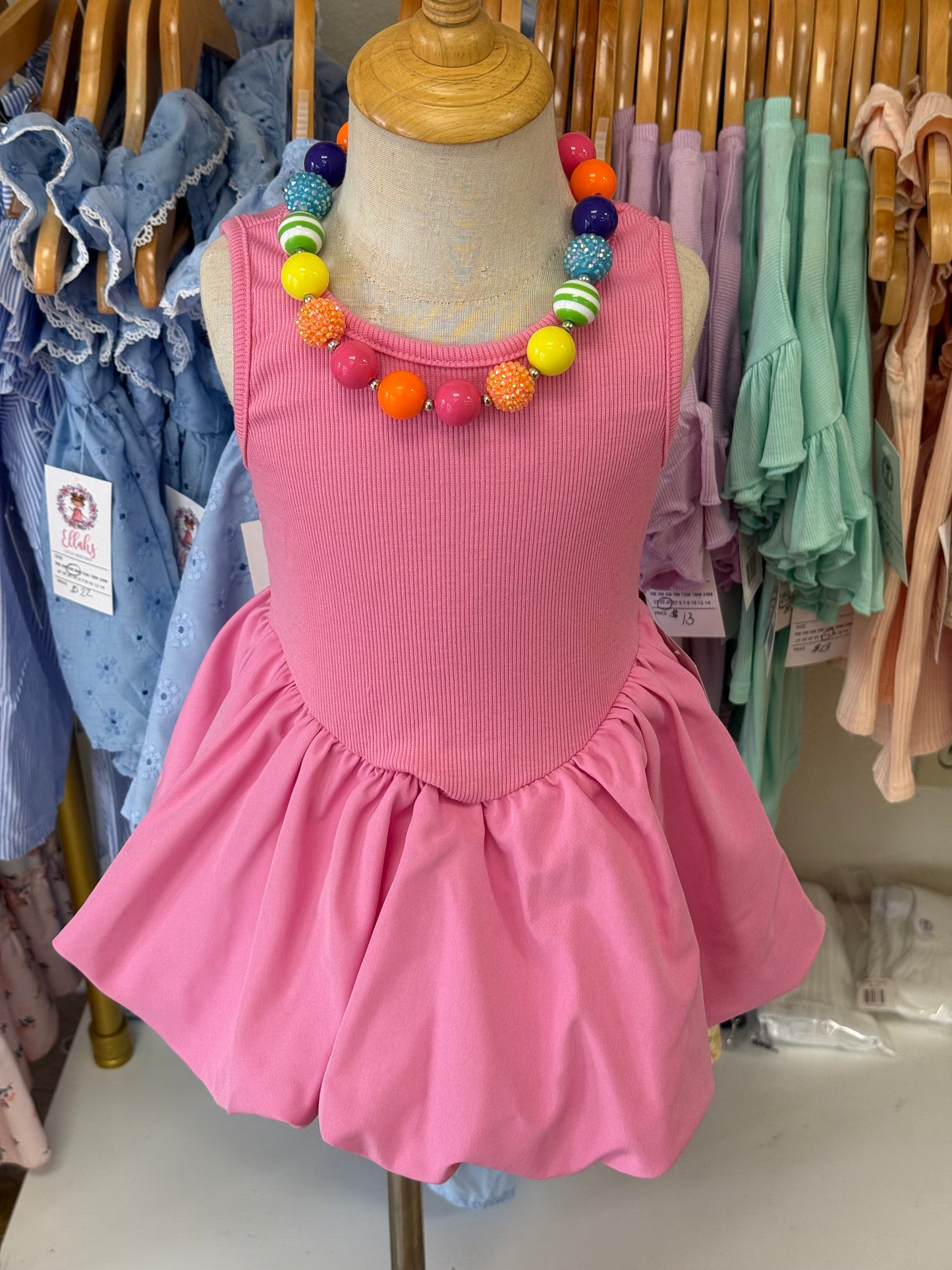 Pink Bubble Dress