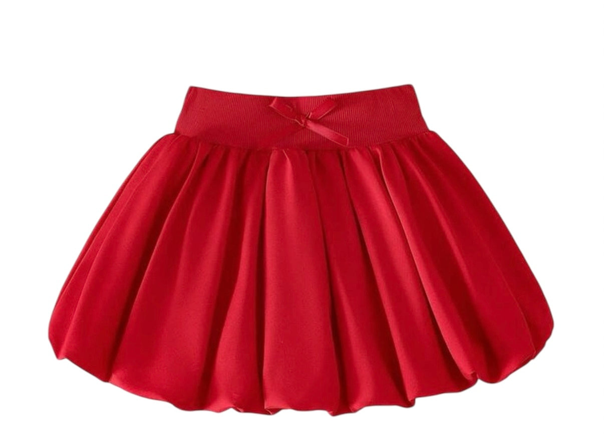 Red Bubble Skirt