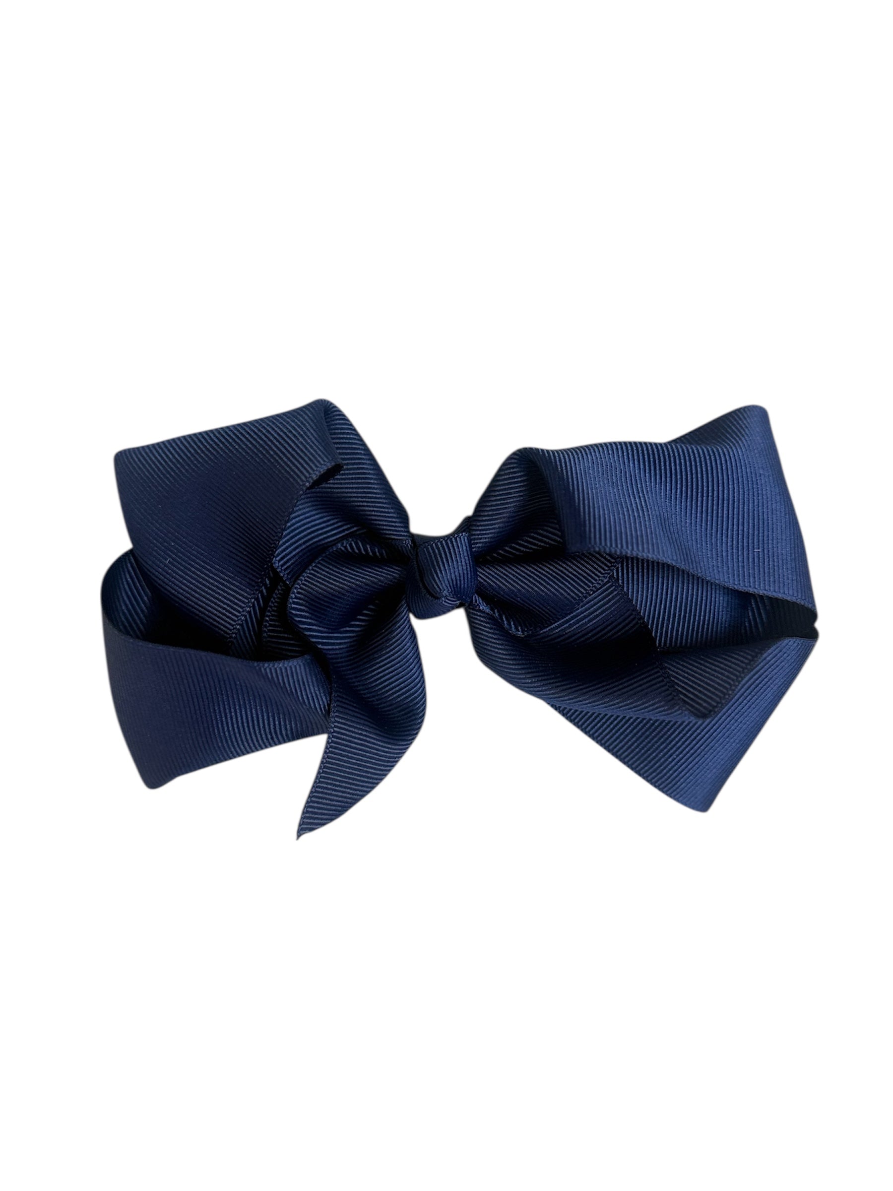 Navy Hair Bow