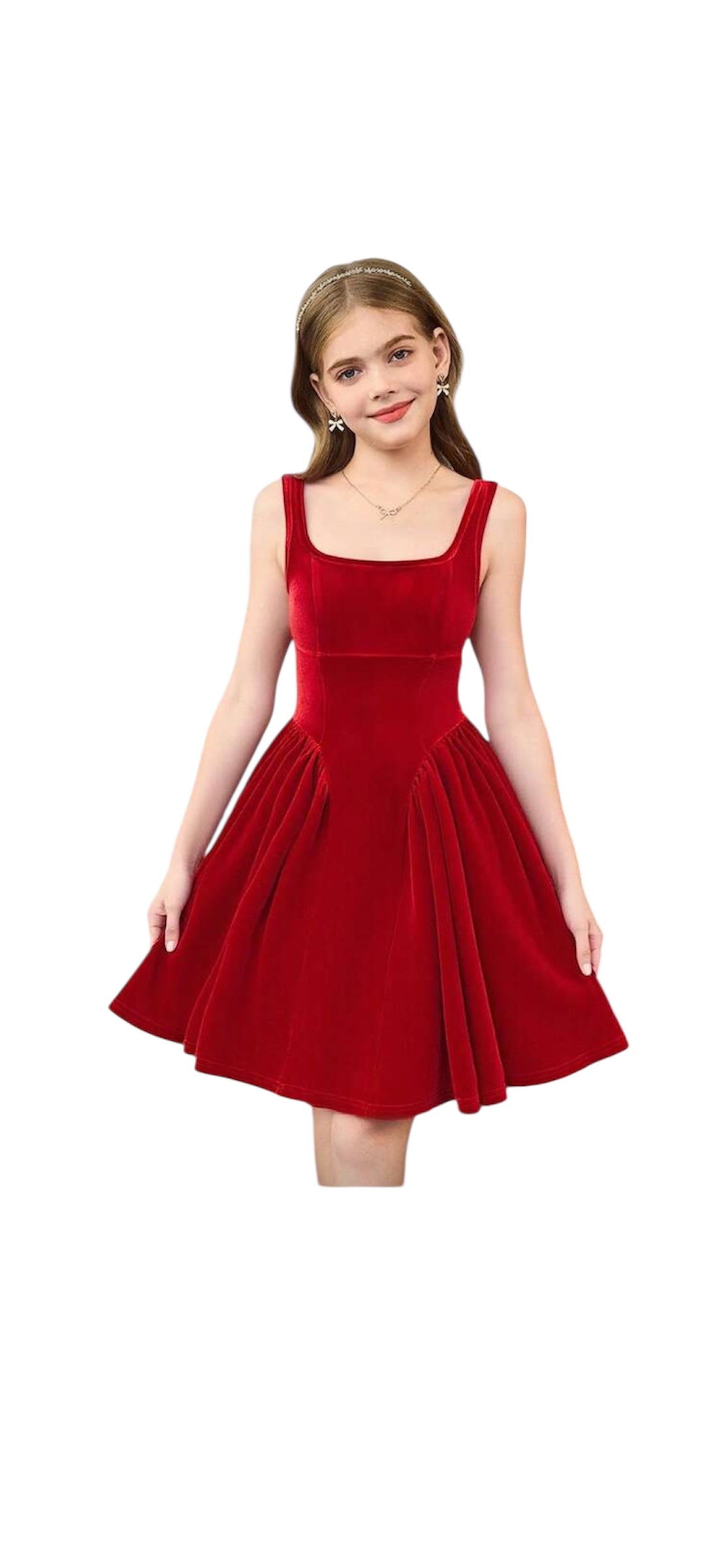 Red Velvet Dress