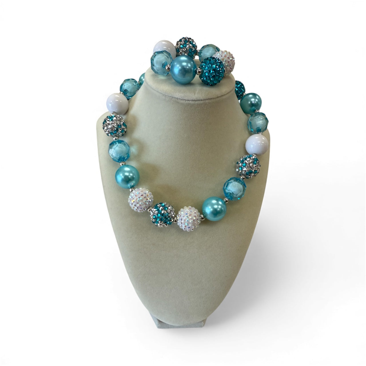 Blue Bubble Necklace/Bracelet