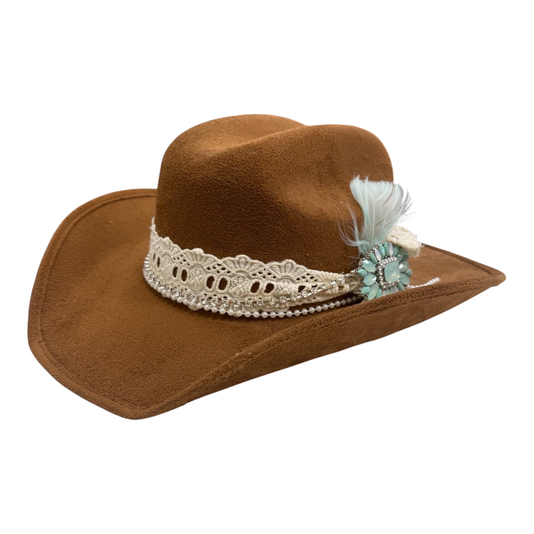 Camel Cowgirl Hat Onesize