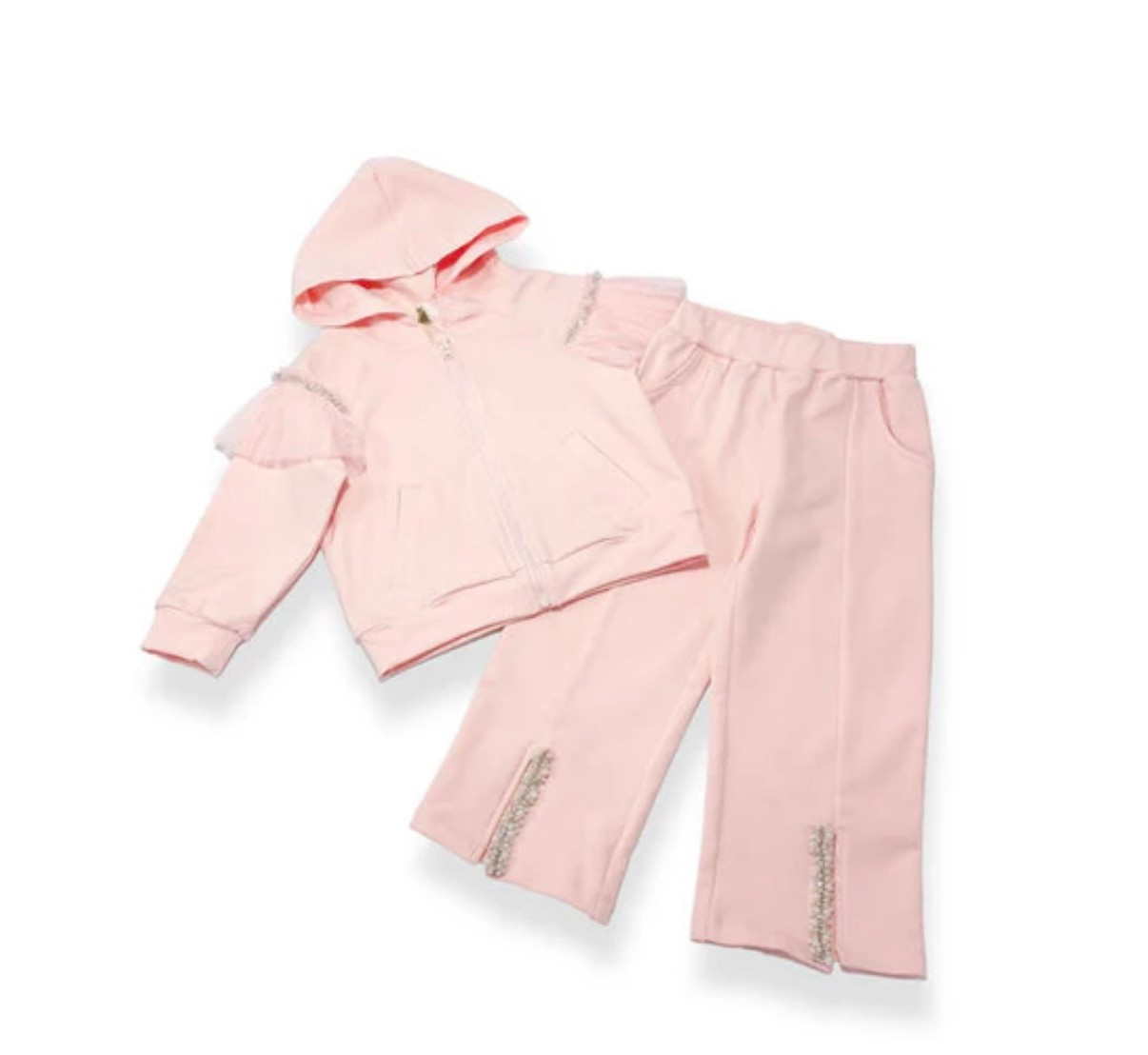 Embellished Hoodie/Pant Set