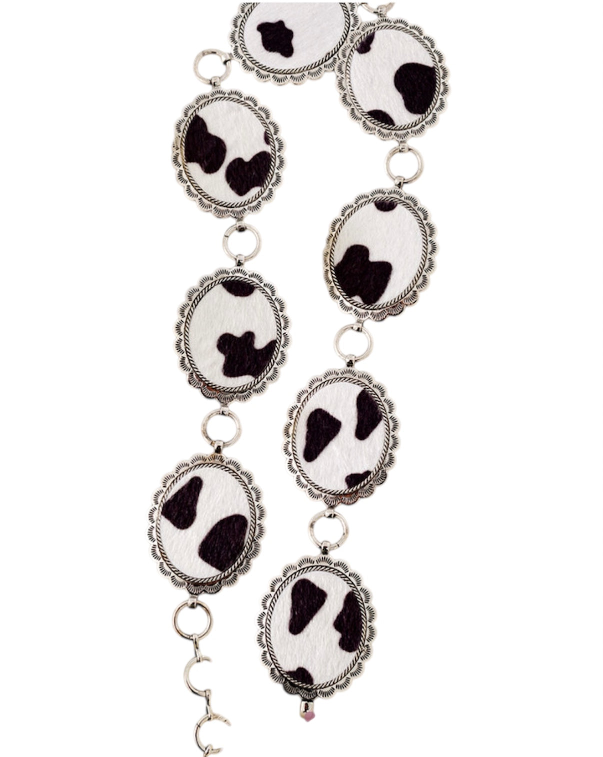 Cow Print Western Belt