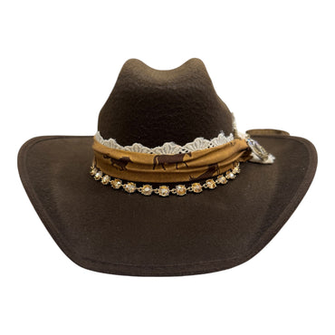 Brown Cowgirl Hat-Md