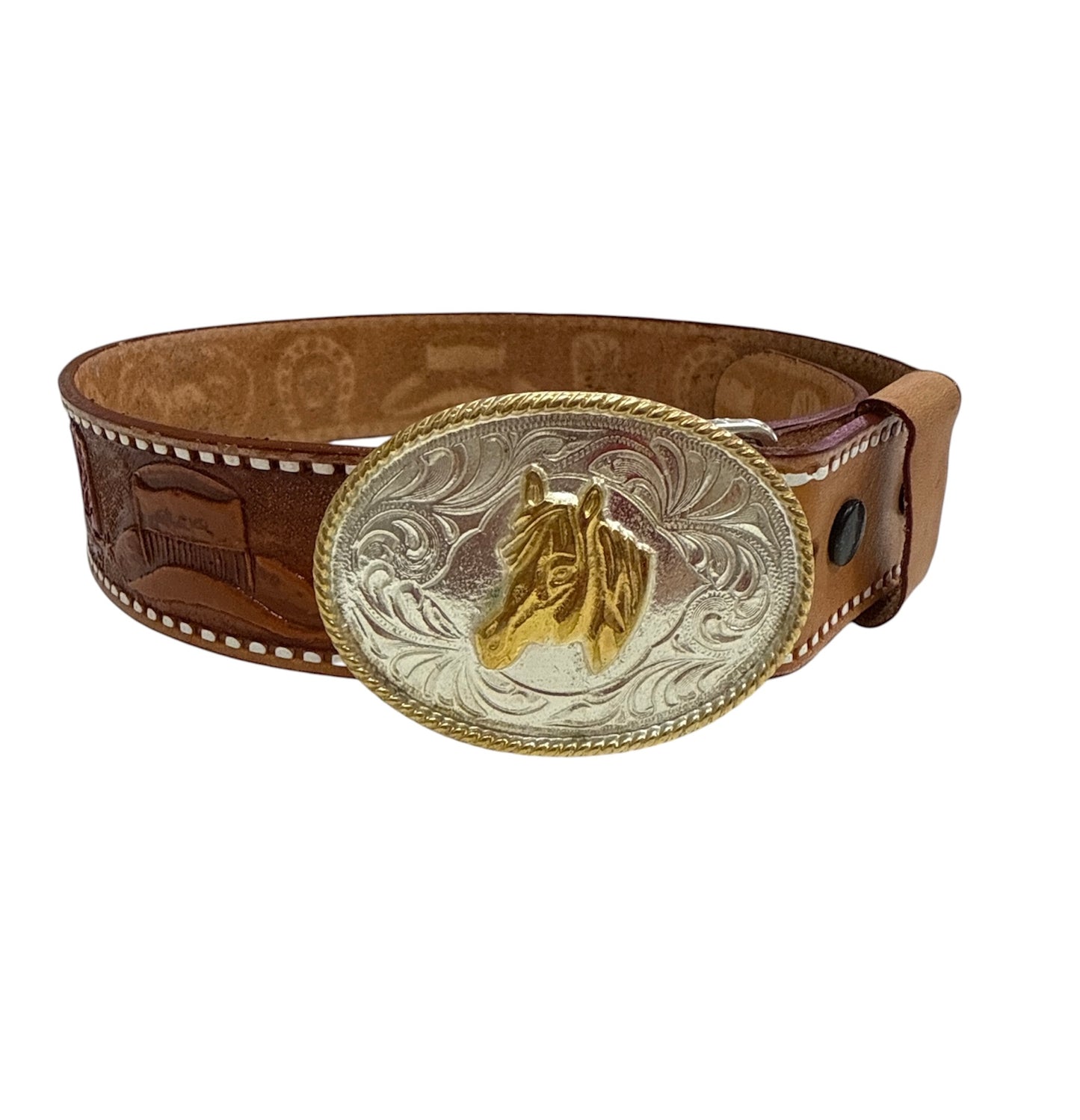 Brown Horse Western Belt