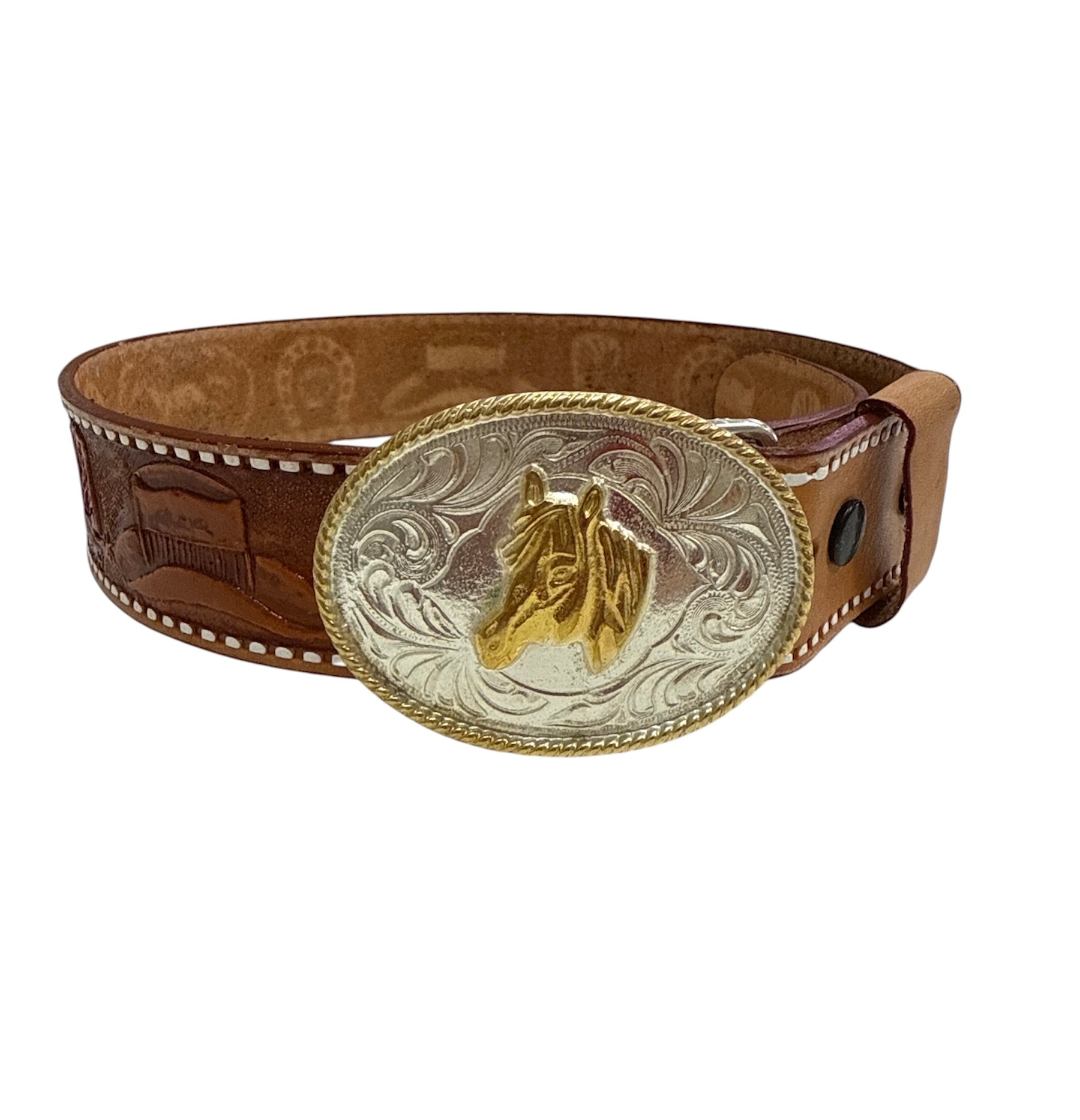 Brown Horse Western Belt
