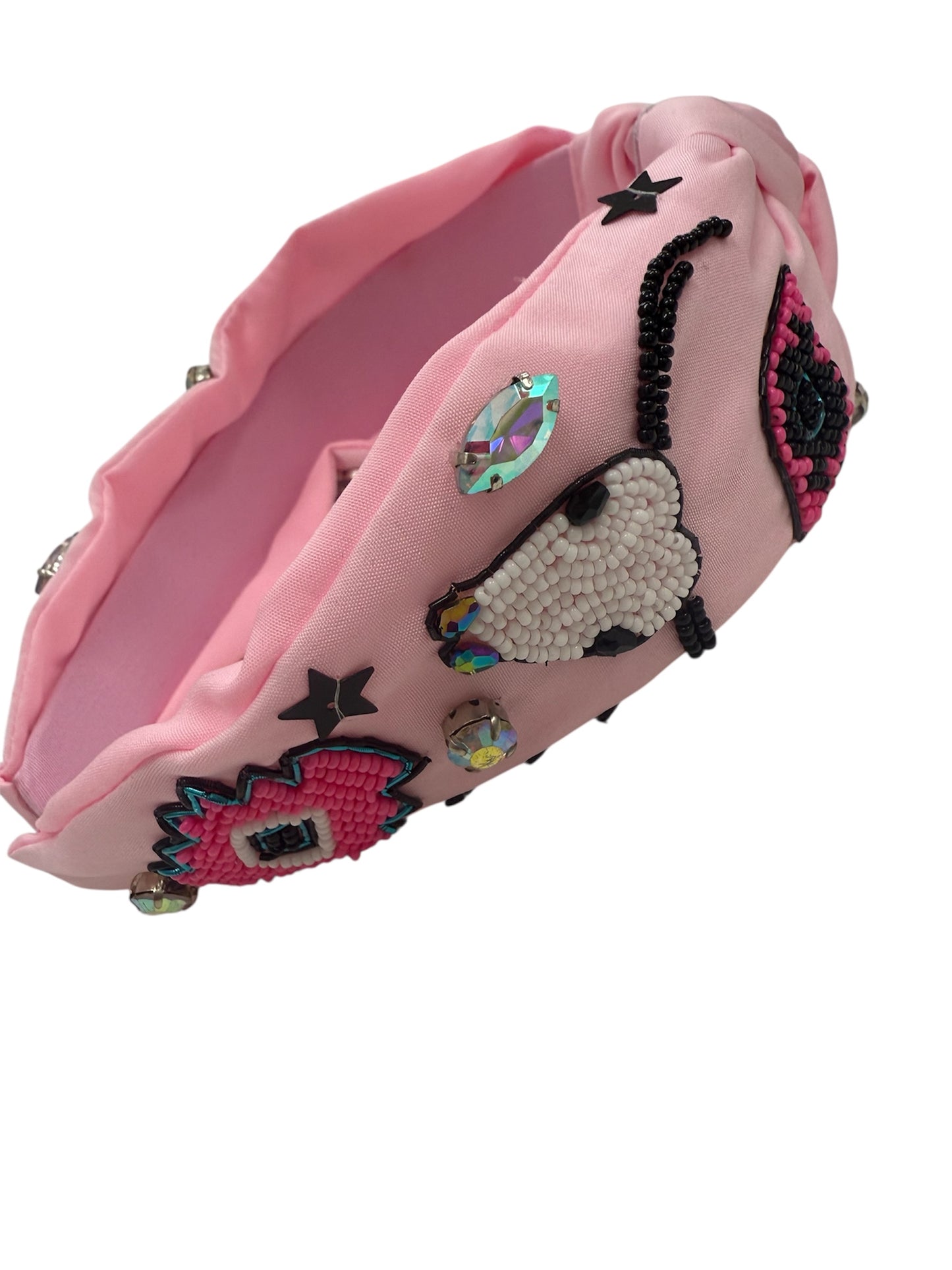 Pink Western Headband