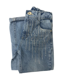 Rhinestone Mom Jeans