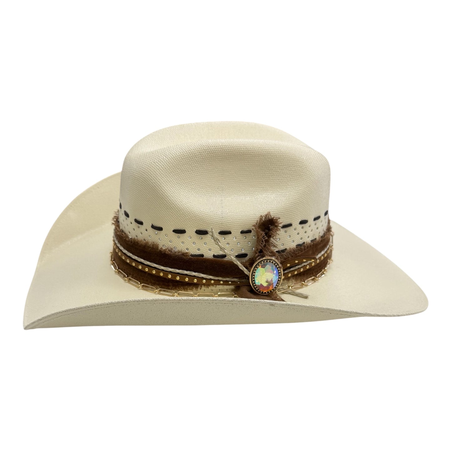 Beige Straw Hat