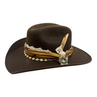 Brown Cowgirl Hat-Md