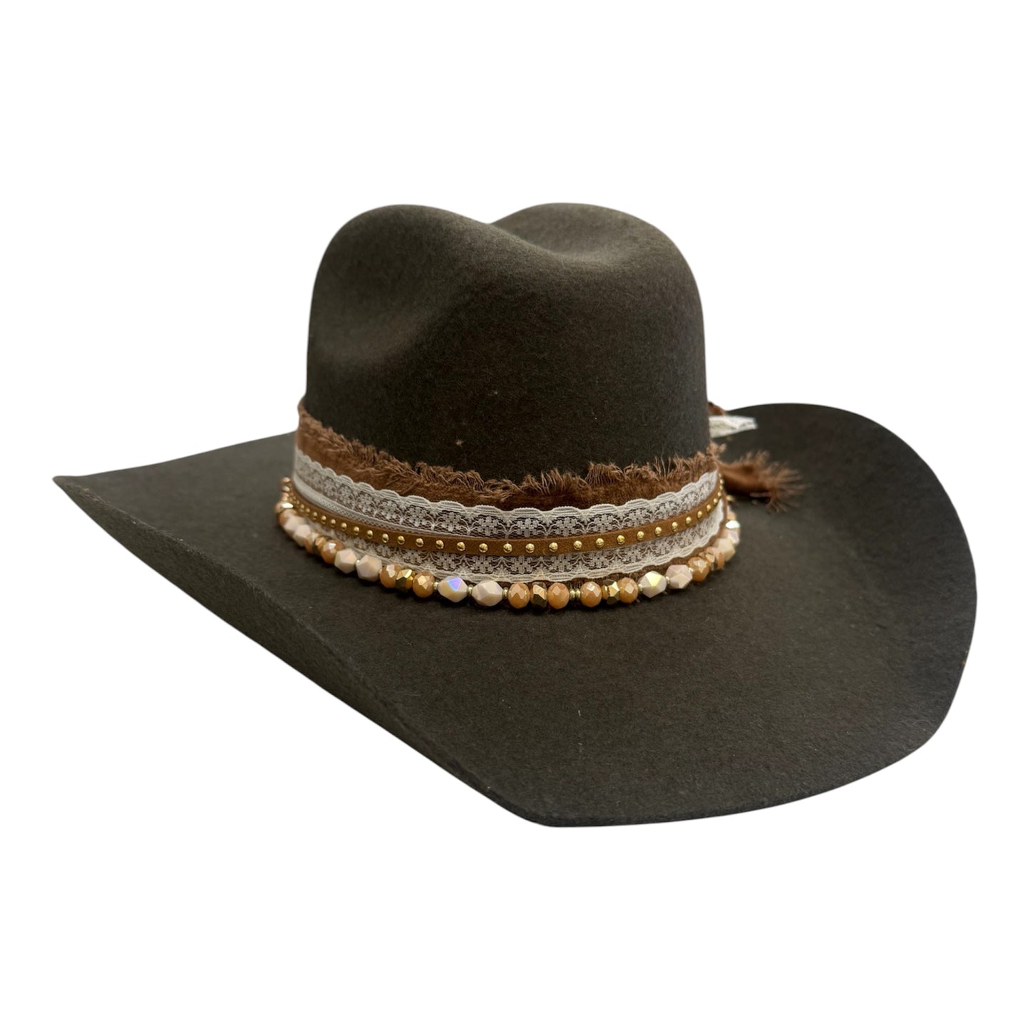 Sm-Brown Cowgirl Hat