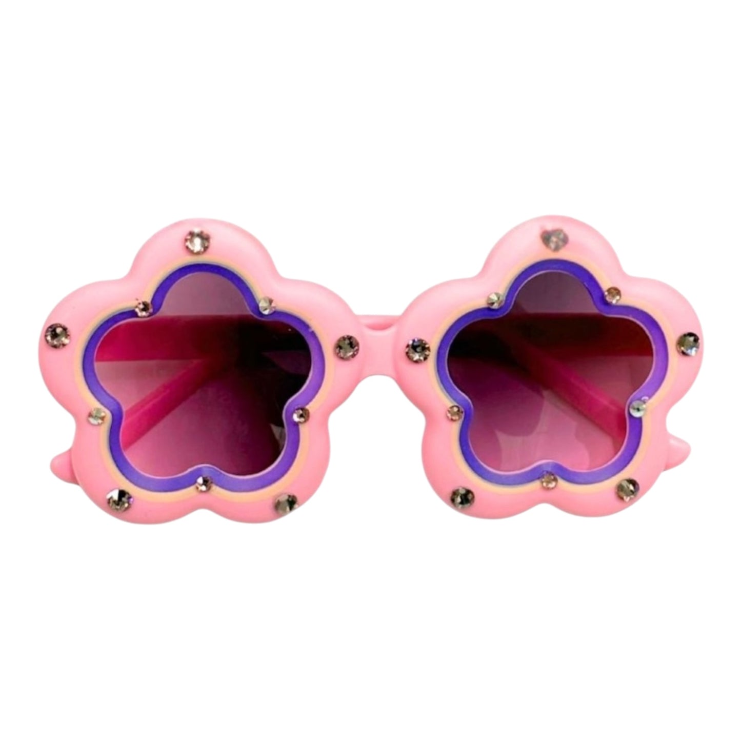 Rhinestone Flower Sunglasses