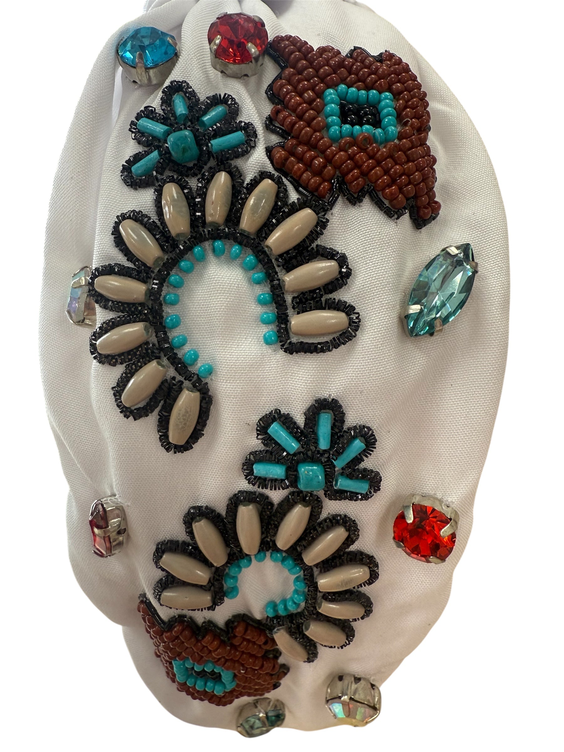 White Western Headband