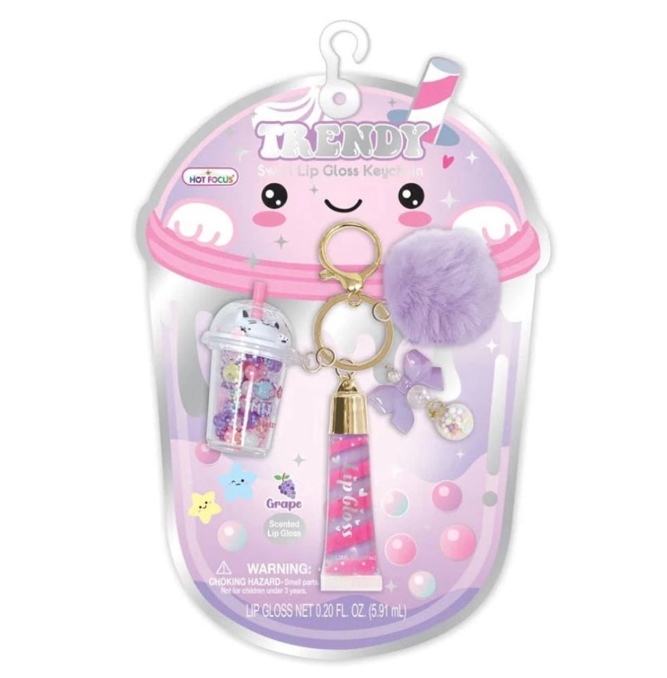 Swirl Lip Gloss Keychain