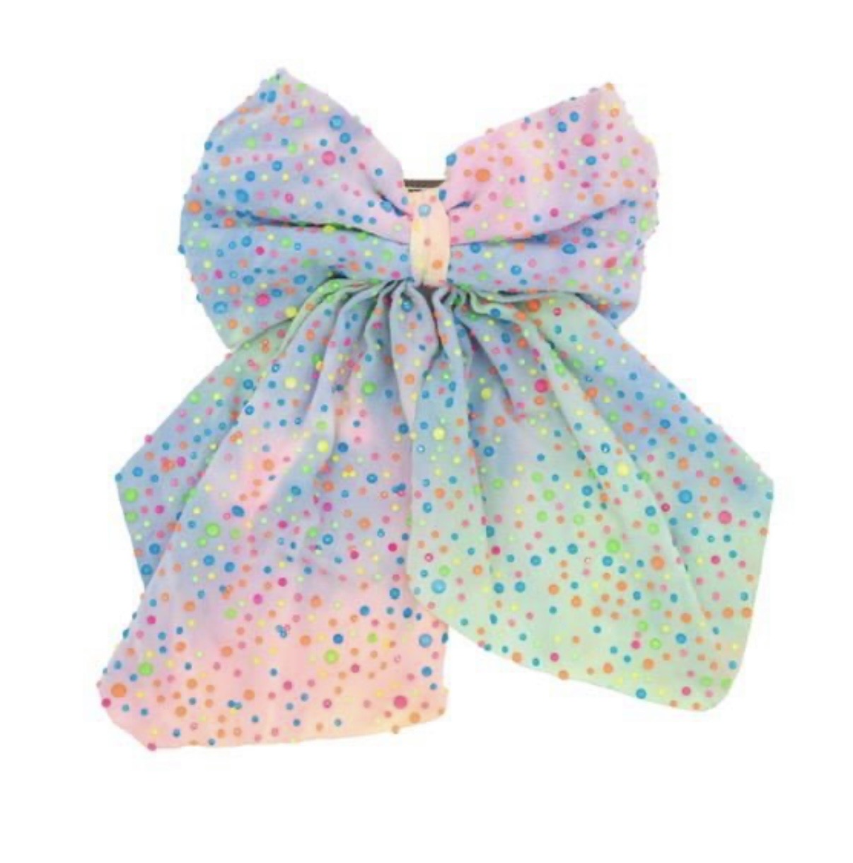 Multi Color Rhinestone HairBow