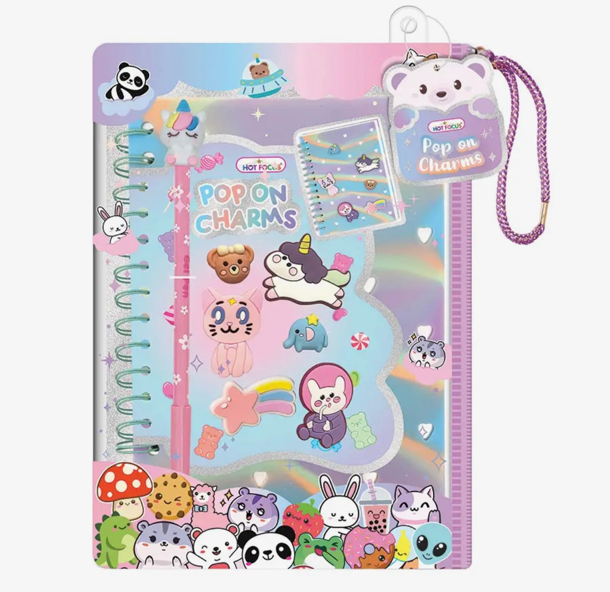 Pop On Charms Notebook
