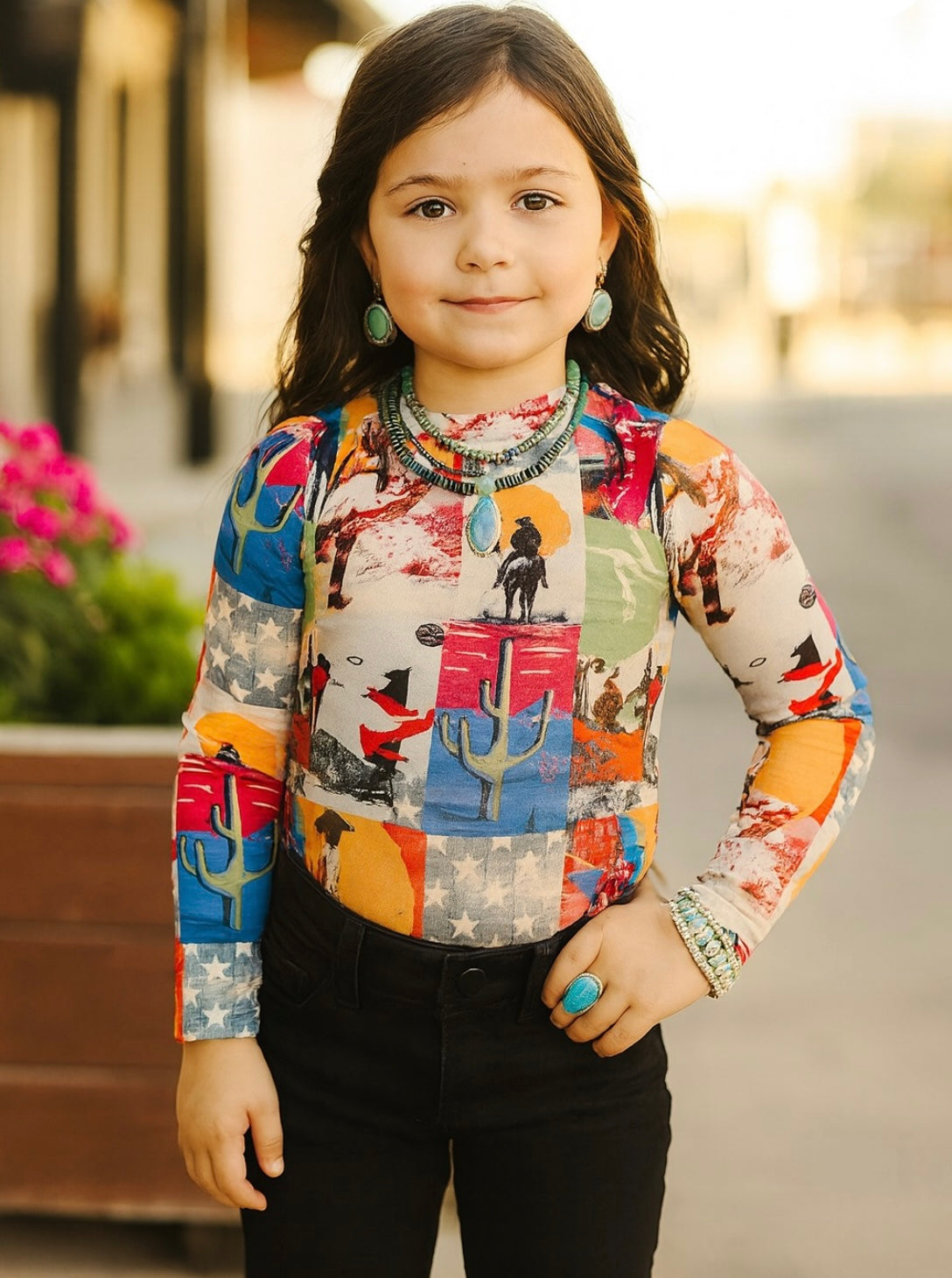 Western Mesh Long Sleeve