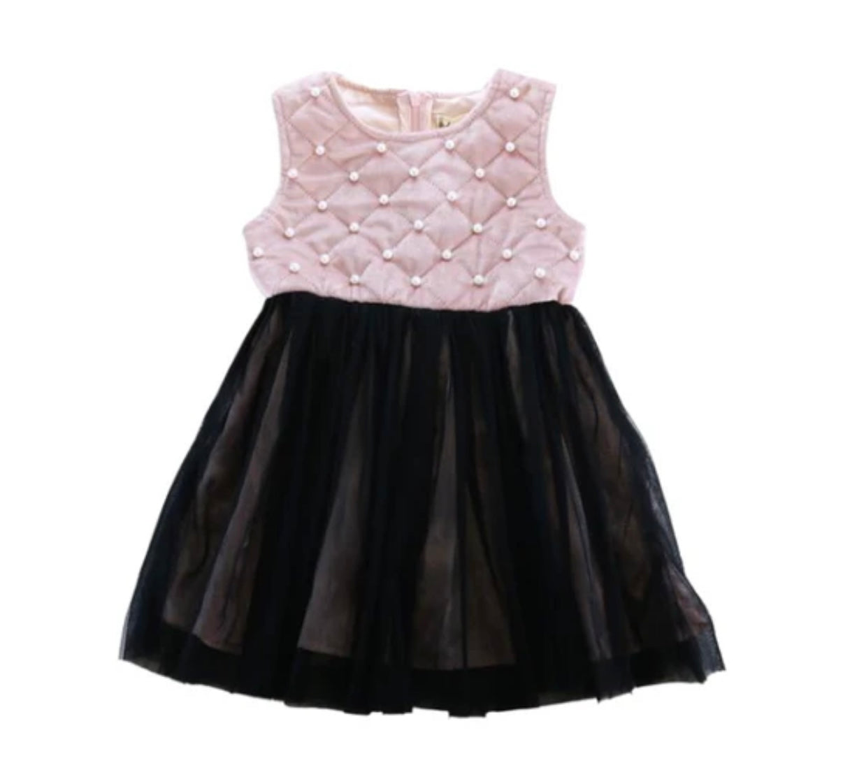 Pink Pearl Quilted Dress