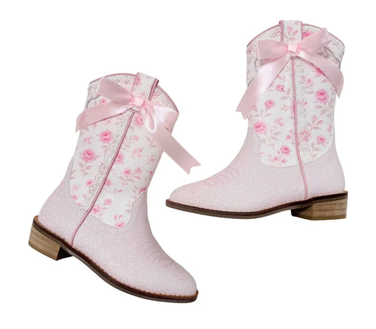 Coquette Bow Cowgirl Boots
