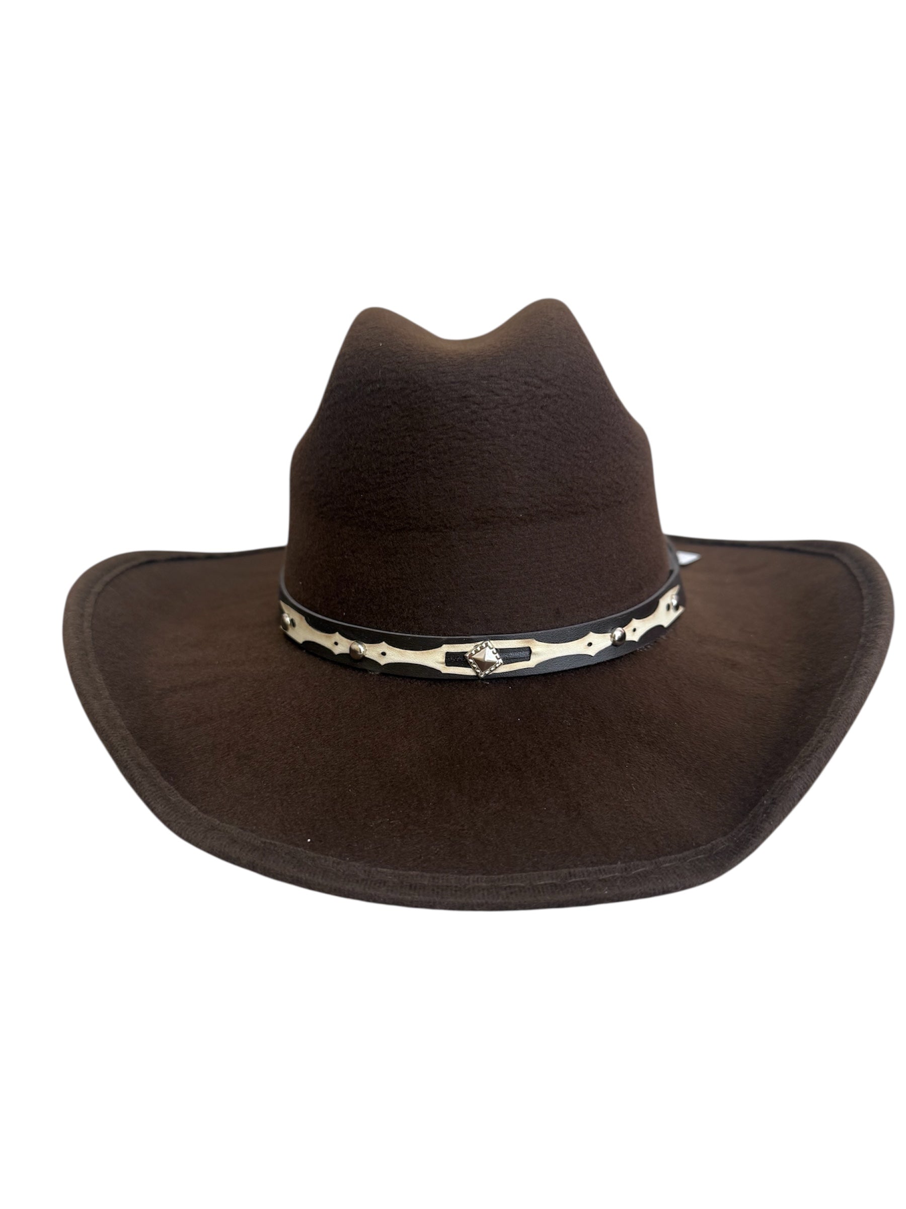 Brown Tejana Cowgirl Hat