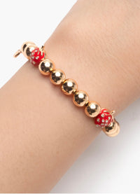 Sweet Strawberry Stretchy Bracelet