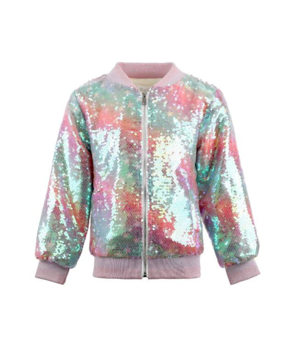 Sequin Bomber Jacket
