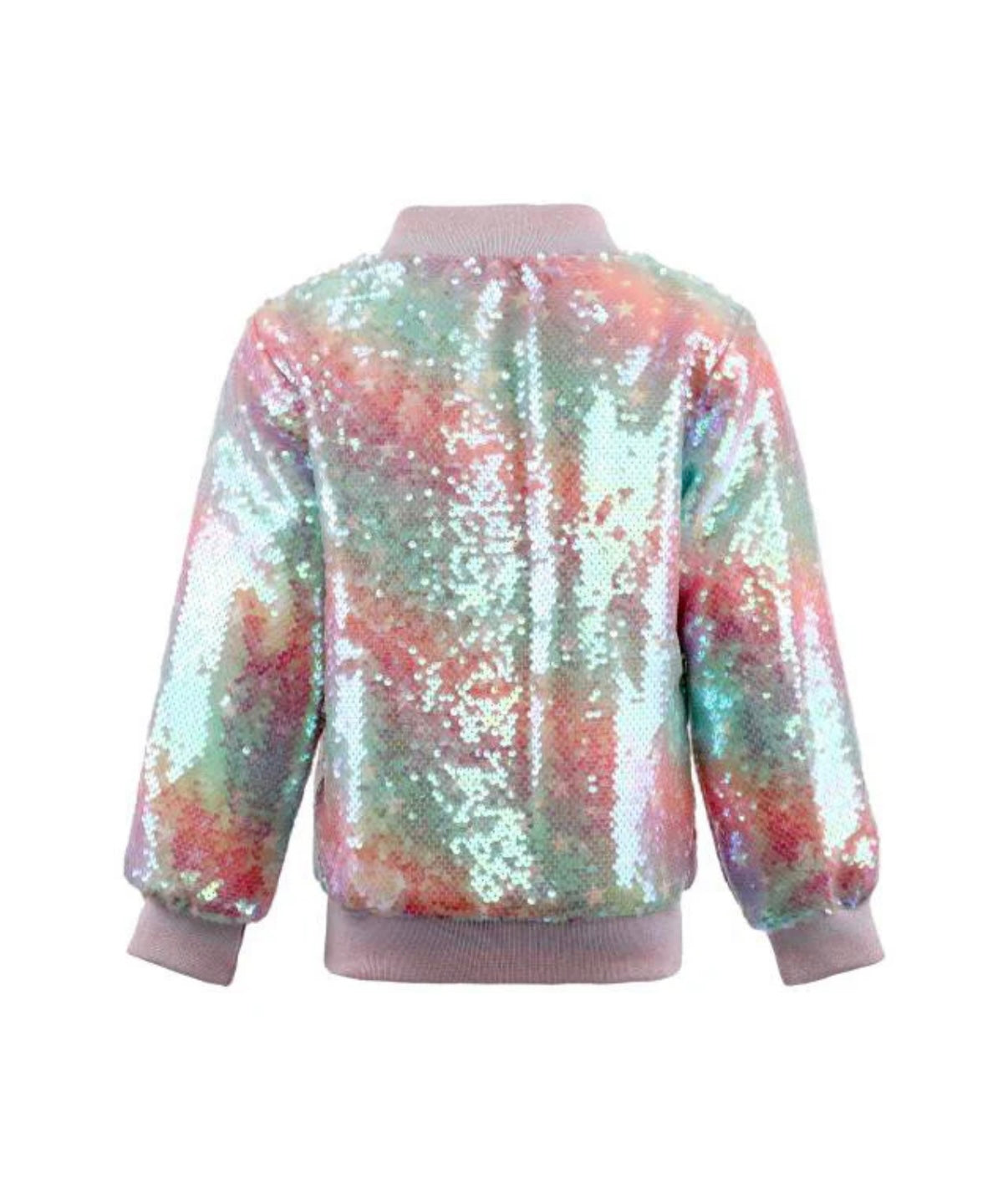 Sequin Bomber Jacket