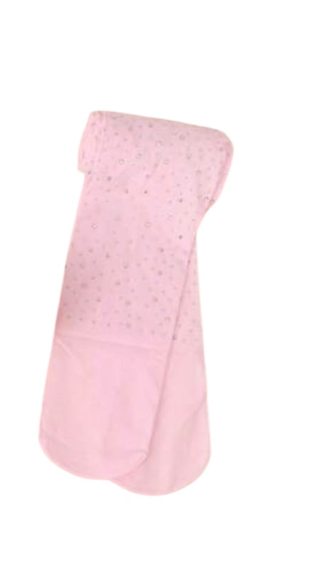 Pink Rhinestone Tights