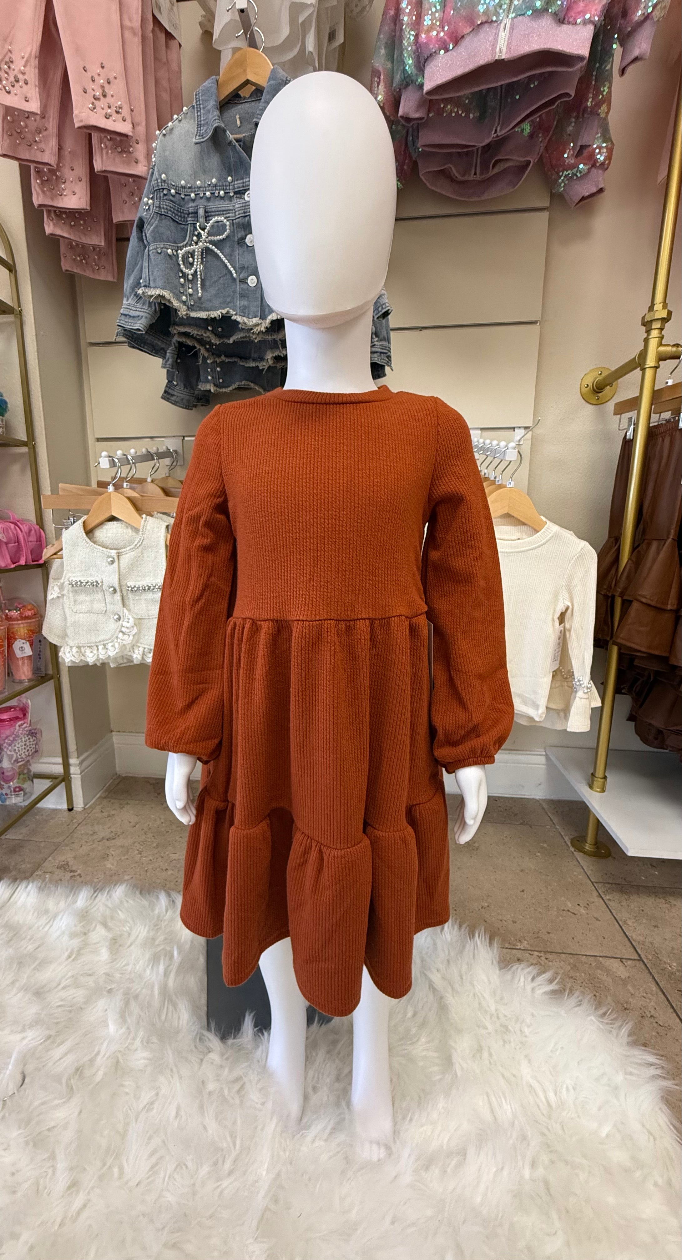 Burnt Orange Dress
