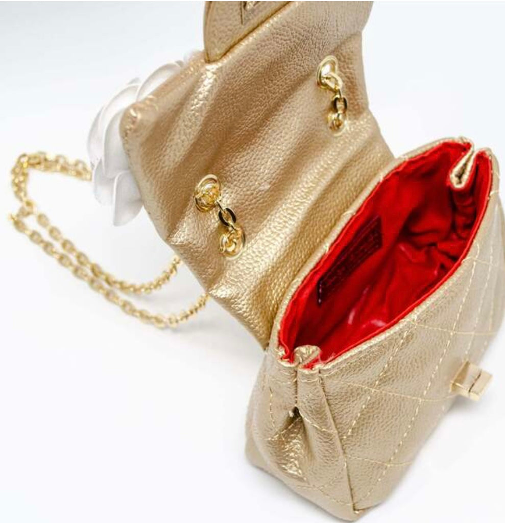 Flower Pearl Crossbody Bag