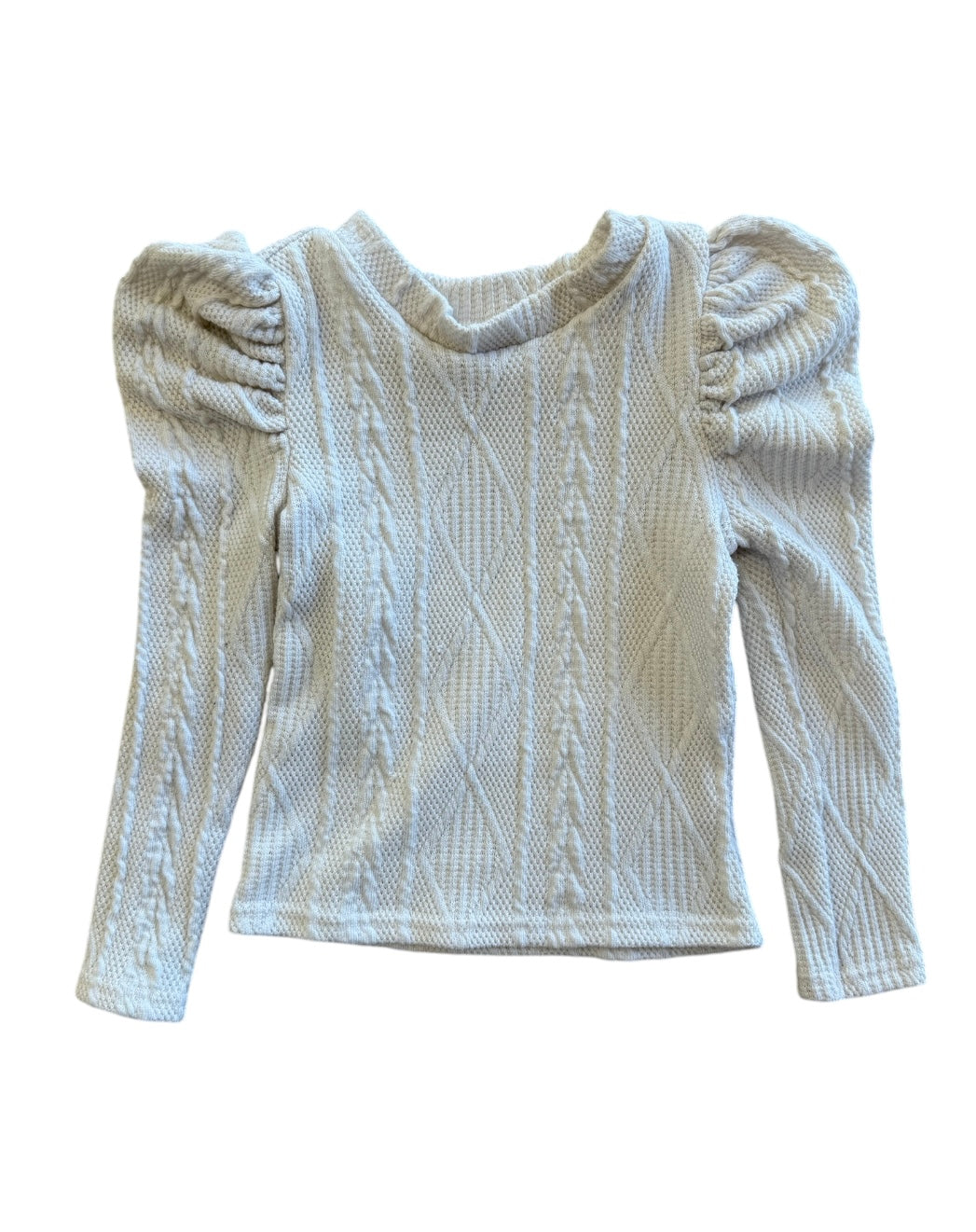 Ivory Long Sleeve Blouse