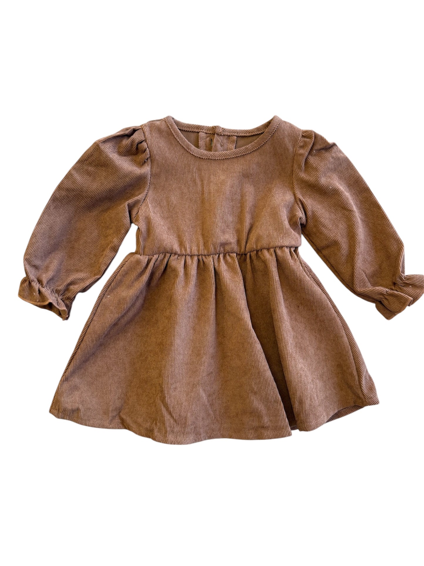 Brown Corduroy Dress