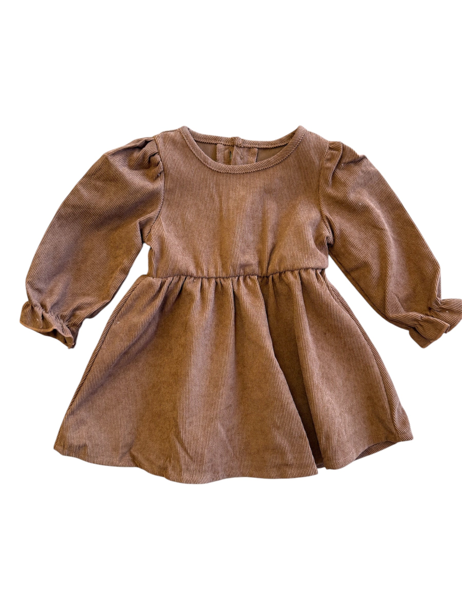 Brown Corduroy Dress