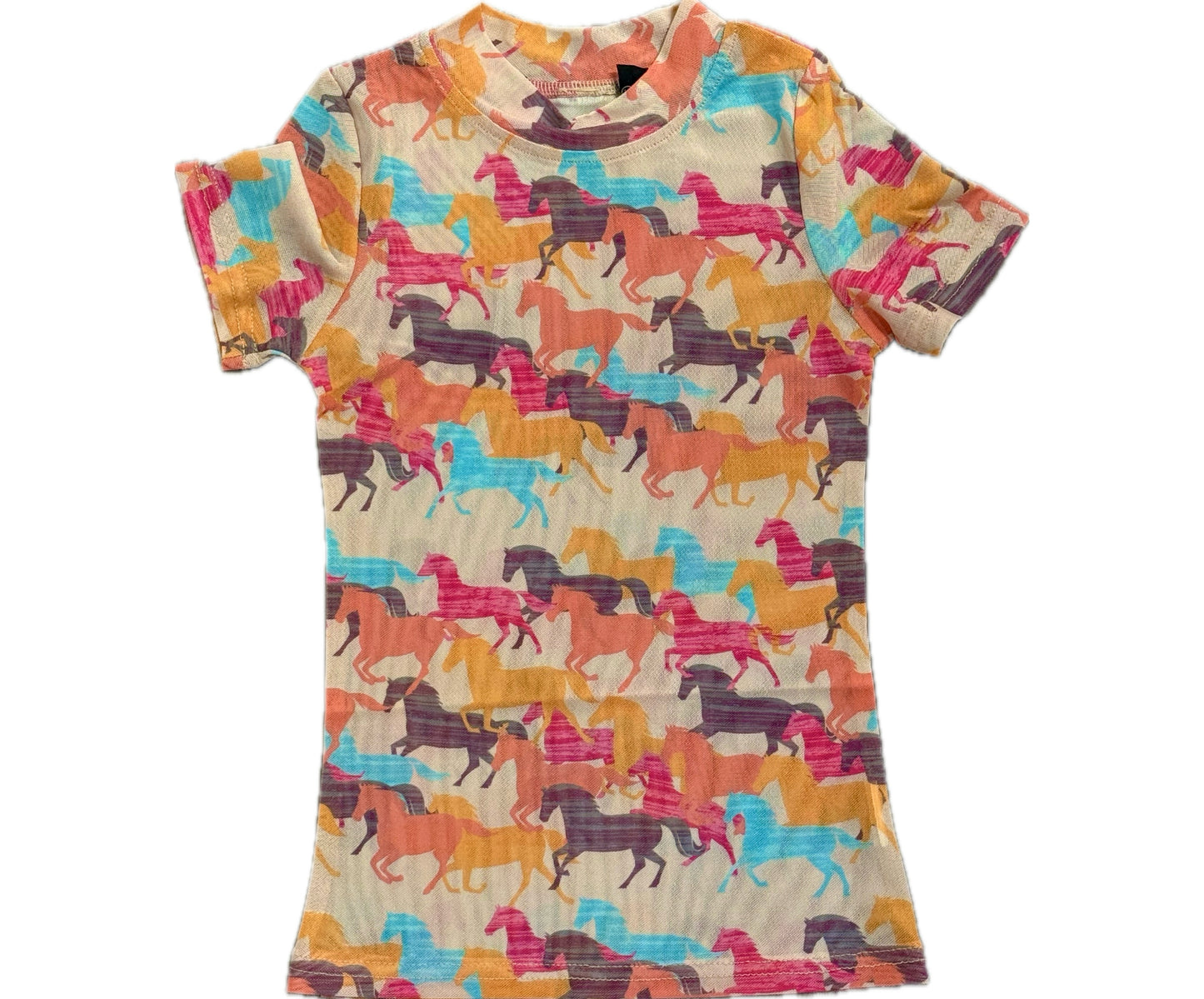 Horse Mesh Top
